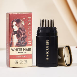 [Gentle Nourish Hair Dyeing Hair Stick] Waterproof Sweat-proof Coloring Hair Comb Disposable Hair Dye Pen Natural Hair Comb With Teeth Re-Dye At Any Time/Effectively Covers Gray Hair