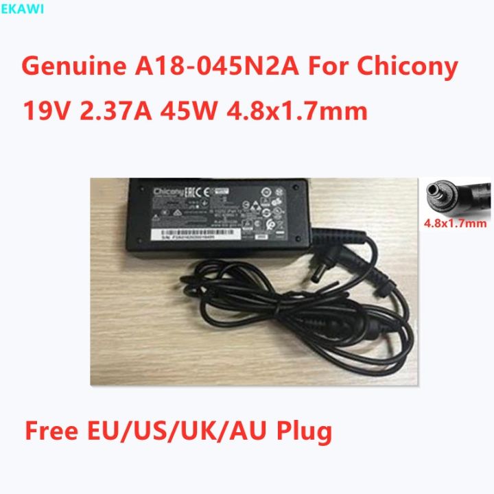 Genuine Chicony A18-045N2A A045R077P 19V 2.37A 45W 4.8x1.7mm 4.8mm Plug ...