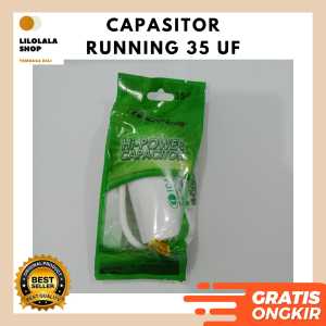 Capasitor 35 UF ICAR Ecofill Kapasitor running bulat AC Pompa Kulkas Capacitor 400/450 Volt