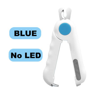 Cat Dog Nail Clip per with LED Light Visible Safety Avoid Over Cutting Slipproof Handle Nail Trimmer Claw Clip per for Dogs Cats