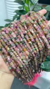 Natural Multiple Tourmaline Nugget Beads Rough Size 4mm-6mm