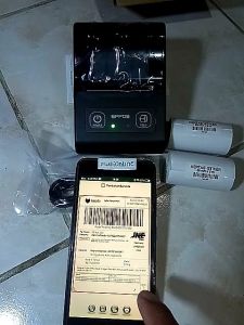 printer bluetooth eppos 58mm plus 2rol krts stiker