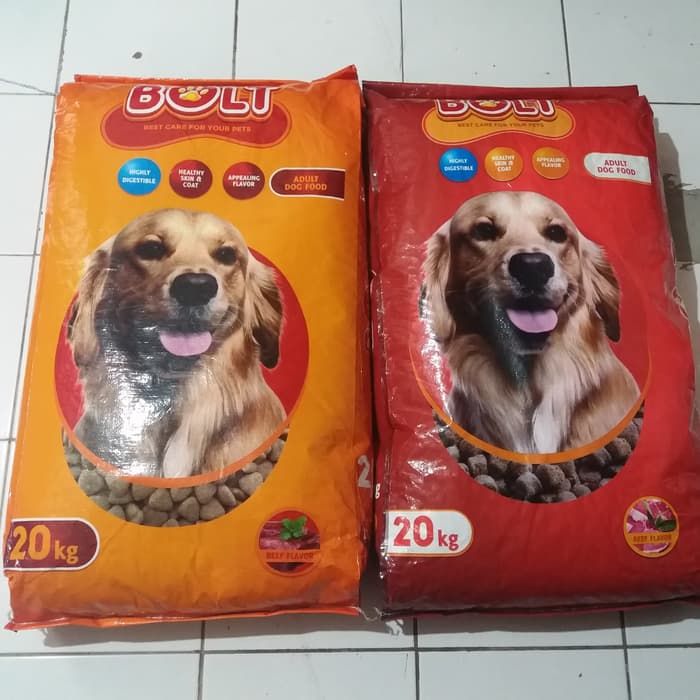 BOLT Dog Food 20kg - Makanan Kering Anjing | Lazada Indonesia