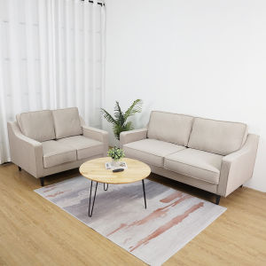 Furniture Direct HARPER 123 Seater Pet Friendly Sofa Set-Beige