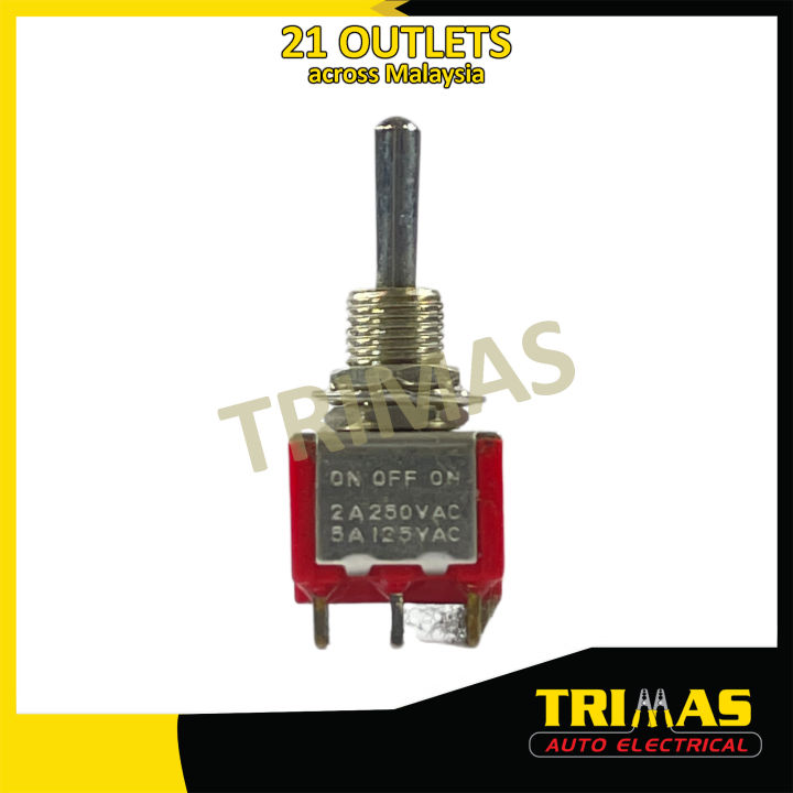 6 Pin On Off On Rocker Toggle Switch (1pc) | Lazada