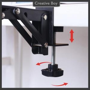 [Creative] L-shaped Foldable Desktop Bracket Heavy-duty Punch-free Space-saving Desktop Extension Plate Rack Hardware Accessories