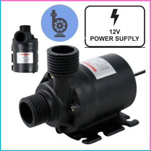COD CEPAT Taffware Pompa Air Aquarium Ikan Submersible Pump 12V 22W 5 Meter Daya Hisap / Pompa akuarium air mini 12 volt untuk kolam ikan elektrik erator cas adaptor / Blower kolam ikan sikulasi aquarium hidroponik handal aerator pump fish tank high