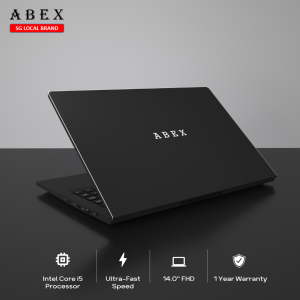 ABEX VORTIGA DG42 - Dark Knight / i5-1240P / Slim & Lightweight 14" FHD Laptop / 32GB RAM / 1TB SSD / SG Local Brand