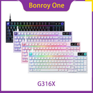 Logitech G316X Wired Mechanical Gaming Keyboard with RGB Lighting Tactile Switches Dedicated Media Controls and Anti-Ghosting Technology