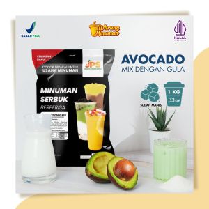 Bubuk Minuman Avocado Mix Gula 1 kg - Rasa Alpukat Premium JPS [mix-fruit]