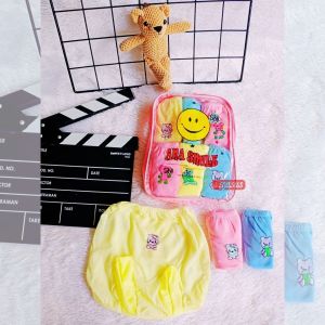 12Pcs Paket Kado Celana Bayi Pop Tas Murah - Ana Smile - Celana Kaca Mata Karakter-Aurora Store