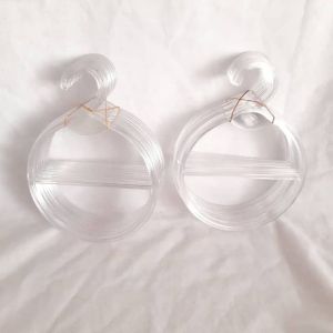 gantungan hanger kerudung kristal(jual lusinan)