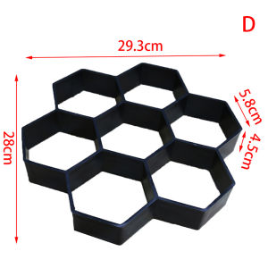 LngBo Path Maker Mold Reusable Concrete Cement Stone Design Paver Walk Mould Reusable