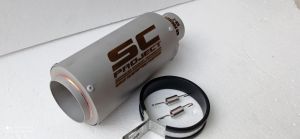 Knalpot motor sc project sanblas silincer only knalpot racing intel 50mm