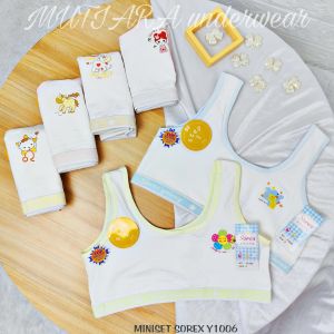 Miniset Step 1 Katun Sorex Y1005 / Miniset Anak Bahan Katun Sorex Y1005 Miniset Anak SD / Pemula