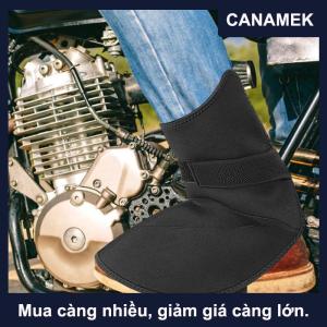 【CANAMEK】 Windproof mắt cá chân bảo vệ ấm chân bao gồm không thấm nước lạnh bằng chứng chân bánh cho xe máy cưỡi trượt tuyết ngoài trời mùa đông thể thao