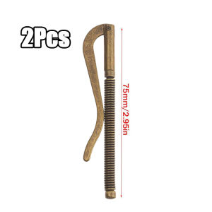 2pcs Metal Bifold Money Clip Spring Clamp Cash Holder Replacement Parts for Wallet Bar