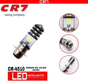 Lampu Motor Led Putih H6 2 Sisi 12 Mata Ac Dc Cr7 4510 High Low lampu Jauh Dekat Bohlam Depan Xenon Universal Honda Yamaha Suzuki Nmax Pcx Vario Beat