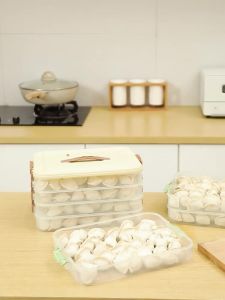 Dumpling Box Special Frozen Dumpling Box Refrigerator Storage Box Household Large Capacity Quick Frozen Chaos Frozen Preservation Box Multi layered