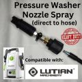 Black and double short nozzle spray pressure washer directly into hose car washer gun pw1400s PW1470TD BW13 BW15 BW17 Power washer spray. 