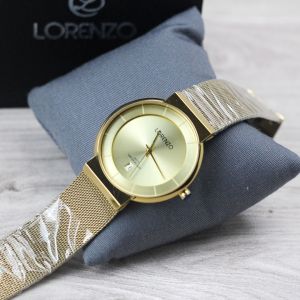 Jam tangan Pria Lorenzo 1040M tanggal aktif tali pasir original