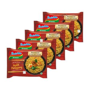 5PCS Indomie Premium Mie Keriting Ayam Panggang