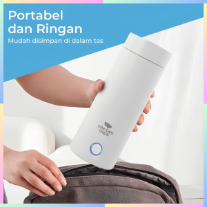 FAST DELIVERY One Two Cups Termos Tumbler Listrik Botol Minum Elektrik Panas Dingin 400ml 300W