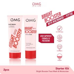 OMG Oh My Glow Paket Skincare Glowing Kit || Bundle Bright Booster Super Glow Kit || Paket Perawatan Wajah