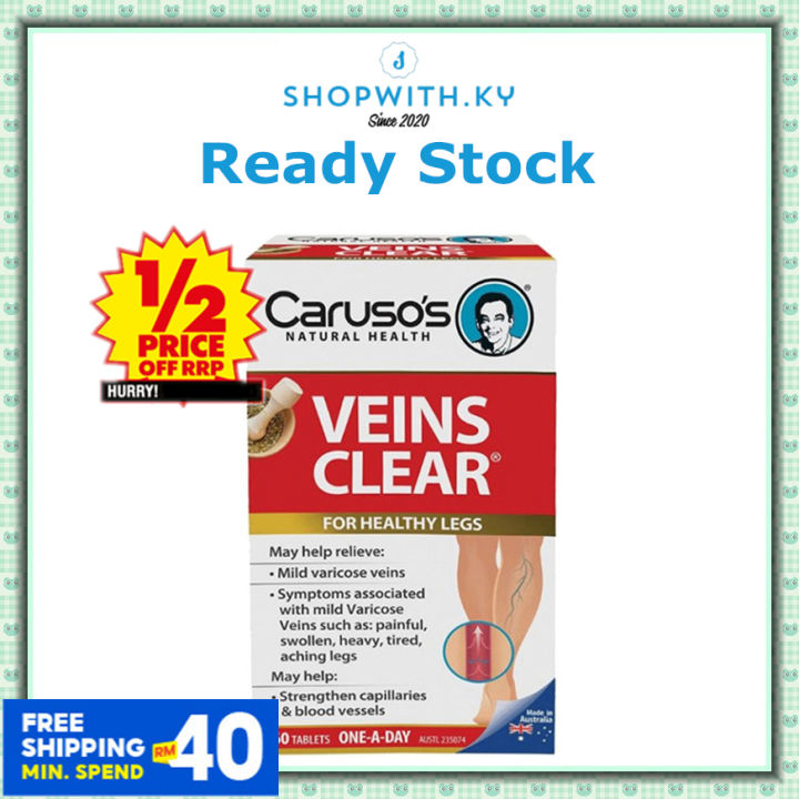 Date 09 2025 Carusos Natural Health Veins Clear