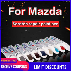 For Mazda Car Scratch Repair Agent Auto Touch Up Pen Car Care Scratch Clear Remover Paint Care Waterproof Auto Mending Fill Paint Pen Tool For Mazda speed CX-30 CX-8 Mazda3 CX-3 CX-9 Mazda6 CX-5 Mazda2