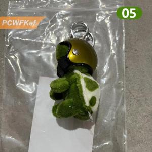 【PCWFKef】 พวงกุญแจรูปเต่าทะเลหมวกกันน็อคน่ารักพวงกุญแจตุ๊กตาสัตว์น่ารักพวงกุญแจโทรศัพท์มือถือเสน่ห์กระเป๋ารถจี้ของขวัญของเล่นเด็ก
