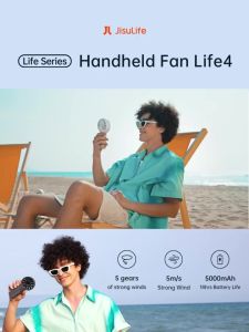 Jisulife Life 4 handheld fan 12 blades turbo fan