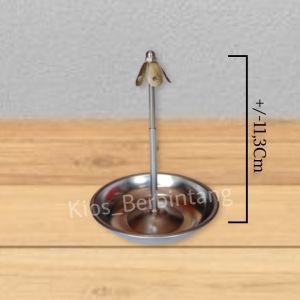 Hiolo Tempat Hio Dupa Lingkar 4 Jam Silver