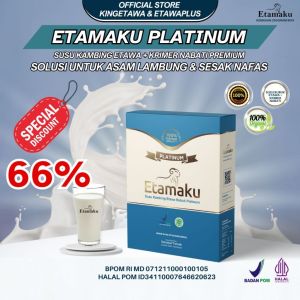 Etamaku Platinum 250gr - Susu Kambing Etawa Murni Untuk Kebutuhan Nutrisi Harian - Paket 1 Box