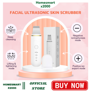 Facial Ultrasonic Skin Scrubber With Ultrasonic Technology Facial Skin Blackhead Acne Remover