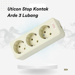 Stop Kontak Arde 3 Lubang SNI OB StopKontak  Colokan listrik Terminal COD