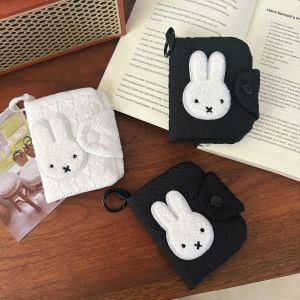 LIAOYING Miffy Coin Purse Double Fold Multi-layer Small Storage Bag  Portable Card Holder