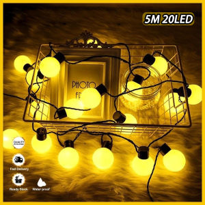 G50 5m 20LED Fairy Lights Garland Holiday Decoration Lights Wedding Party Gift String Lights Outdoor Night Lights Villa Indoor Lights Hanging Flashing Small Colored Lights Decorative Lights