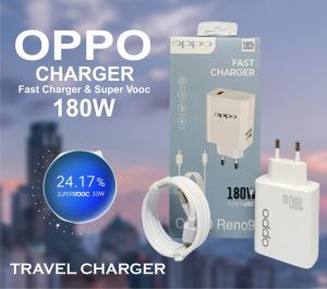 Charger Fast Charging For OPPO 180W RENO 9 / SuperVooc USB Micro & Type C Adapter High Quality