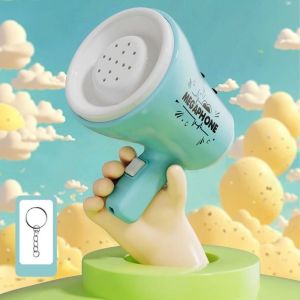 Loa Đồ Chơi Megaphone Mini Cho Bé | Cầm Tay Phát Âm Thanh Vui Nhộn Quà Tặng Có Móc Khóa