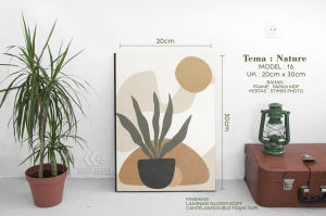 WALL DECOR / HIASAN DINDING/ PAPAN MDF/ MDF 6MM 20X30/ TEMA NATURE N11-N20