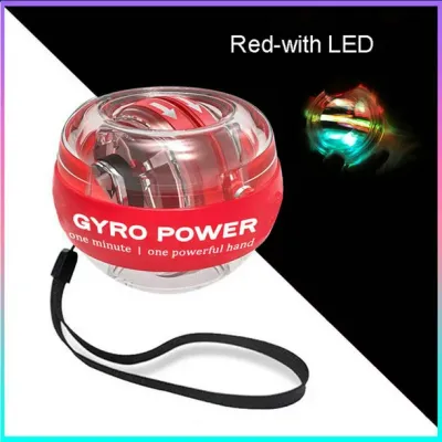 Gyro Ball Wrist Training Ball with LED Lights for Fitness Recovery