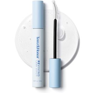 Terez & Honor REviving Lash Serum - Korean Vegan PDRN Lash Growth Serum for Longer Fuller thier Lashes - Peptide & tin Lash Conditioner for Root Strengthening - Clean Gentle Made in Korea