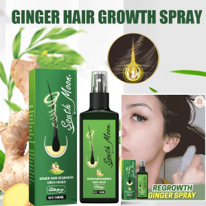 Ginger Hair Growth Spray Anti Hair Loss Green Ginger Hair Tonic Growth For Men Women