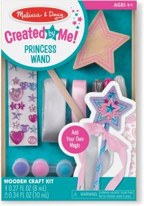 Good productCreated by Me! Paint & Decorate Your Own Wooden Princess Wand Craft Kit Pink - Princess Crafts Great for Rainy Days Princess Toys for Kids Ages 4+1