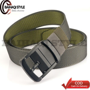 Sabuk Pria Nilon Sabuk Kanvas Tactical Militer Kepala Putar