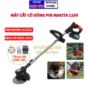 Máy cắt cỏ dùng pinmáy cắt cỏ cầm tay mini MAKITA pin lithium 10 cell cắt ngọt máy khỏe kích thước nhỏ gọntiện lợi bảo hành 6 tháng