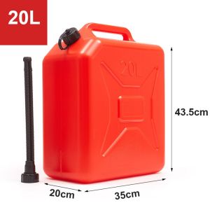GOUPDO Replacement Oil Barrel HPDE 5L/10L/20L Gasoline And Diesel Barrel Portable Thickened Spare Tank Car Motorcycle