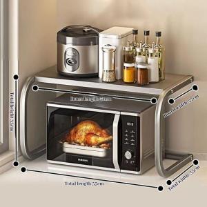 LULU Microwave Rack Kitchen Organizer Storage Rack Shelves Space Saver Kitchen Rack Printer Rack