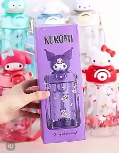 Sanrio Kids Water Bottle Tritan Water Bottle 620ml 650ml 100% BPA Free Kuromi My Melody Cinnamoroll